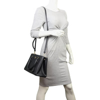 Prada Saffiano Lux Galleria Double Zip Tote Small