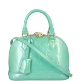 Louis Vuitton Alma BB Monogram Vernis | Mint Green