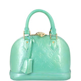 Louis Vuitton Alma BB Monogram Vernis | Mint Green
