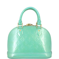 Louis Vuitton Alma BB Monogram Vernis | Mint Green