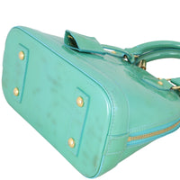 Louis Vuitton Alma BB Monogram Vernis | Mint Green