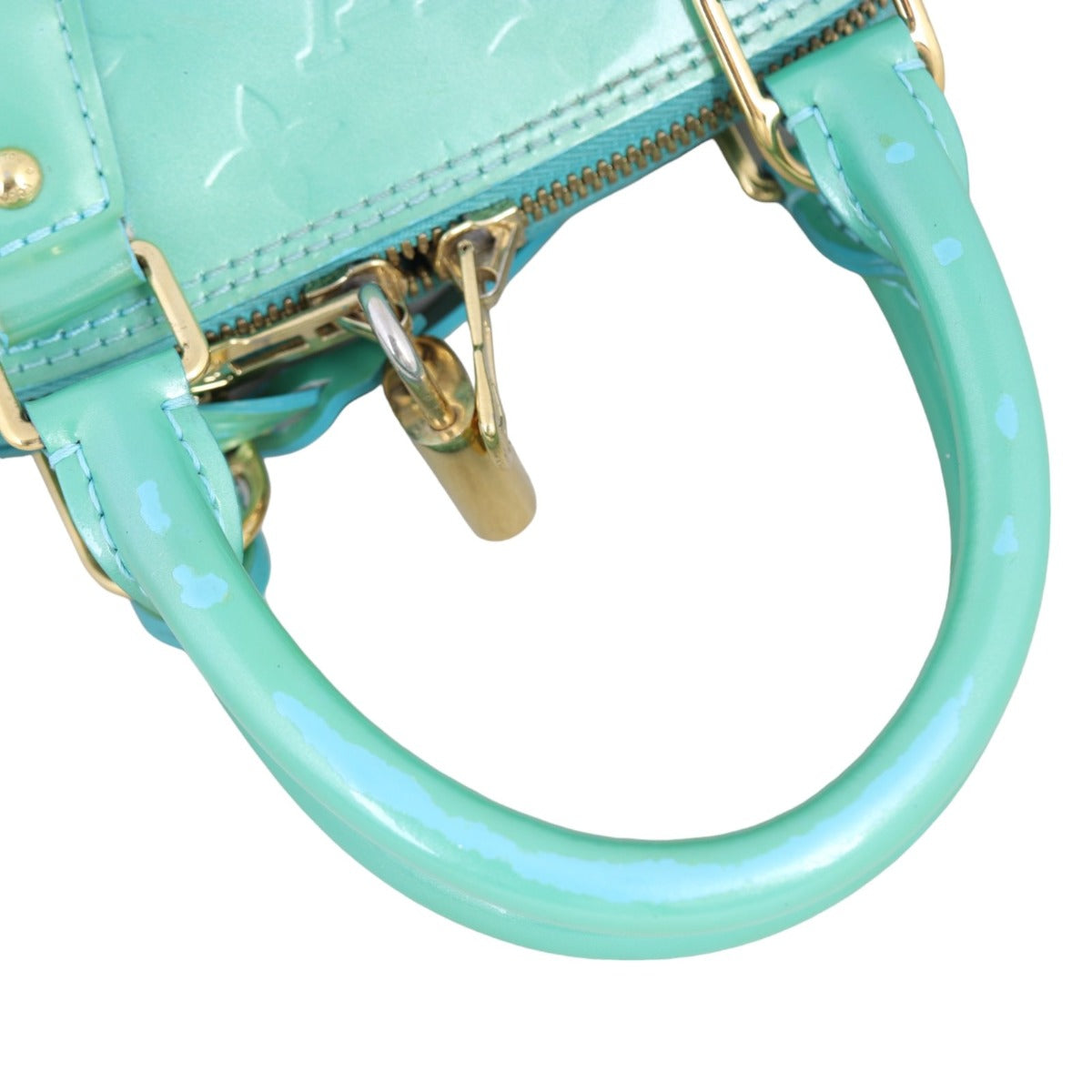 Louis Vuitton Alma BB Monogram Vernis | Mint Green
