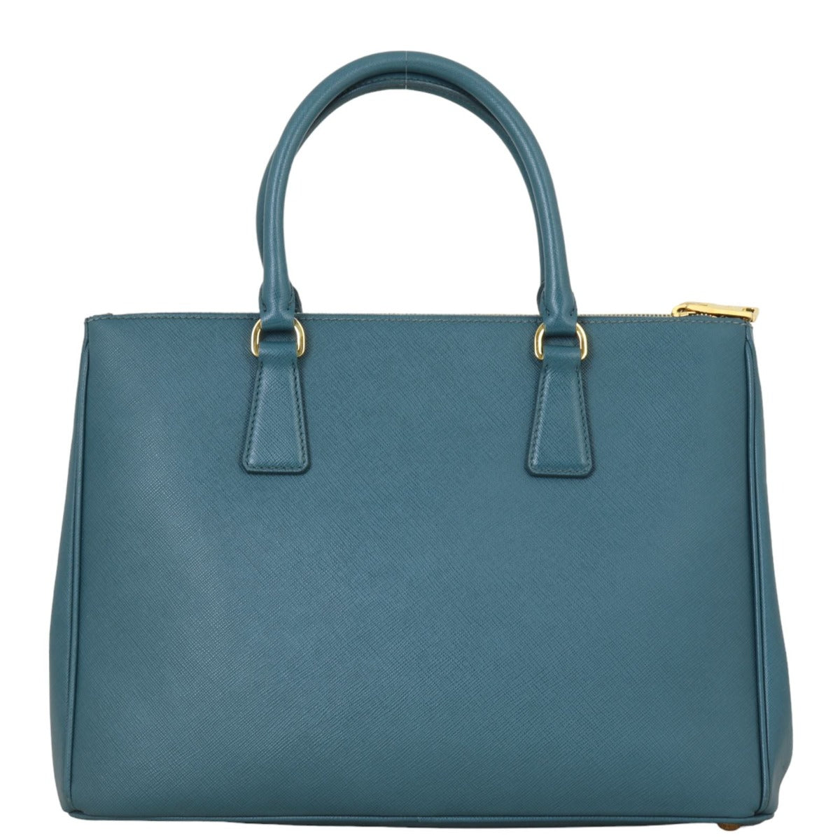 Prada Saffiano Lux Galleria Double Zip Pocket Tote Medium