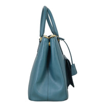 Prada Saffiano Lux Galleria Double Zip Pocket Tote Medium