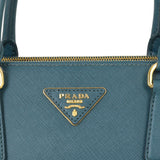 Prada Saffiano Lux Galleria Double Zip Pocket Tote Medium