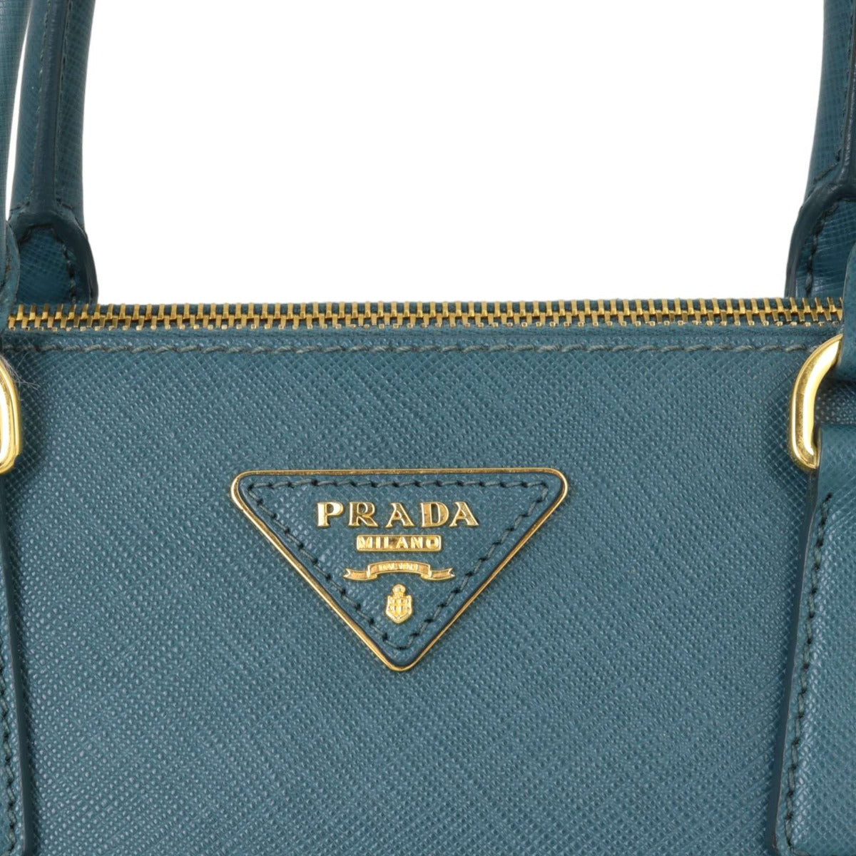 Prada Saffiano Lux Galleria Double Zip Pocket Tote Medium