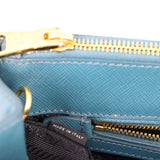 Prada Saffiano Lux Galleria Double Zip Pocket Tote Medium