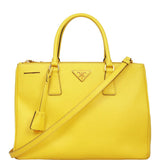 Prada Saffiano Lux Galleria Double Zip Tote Medium