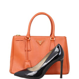 Prada Saffiano Lux Galleria Double Zip Tote Small