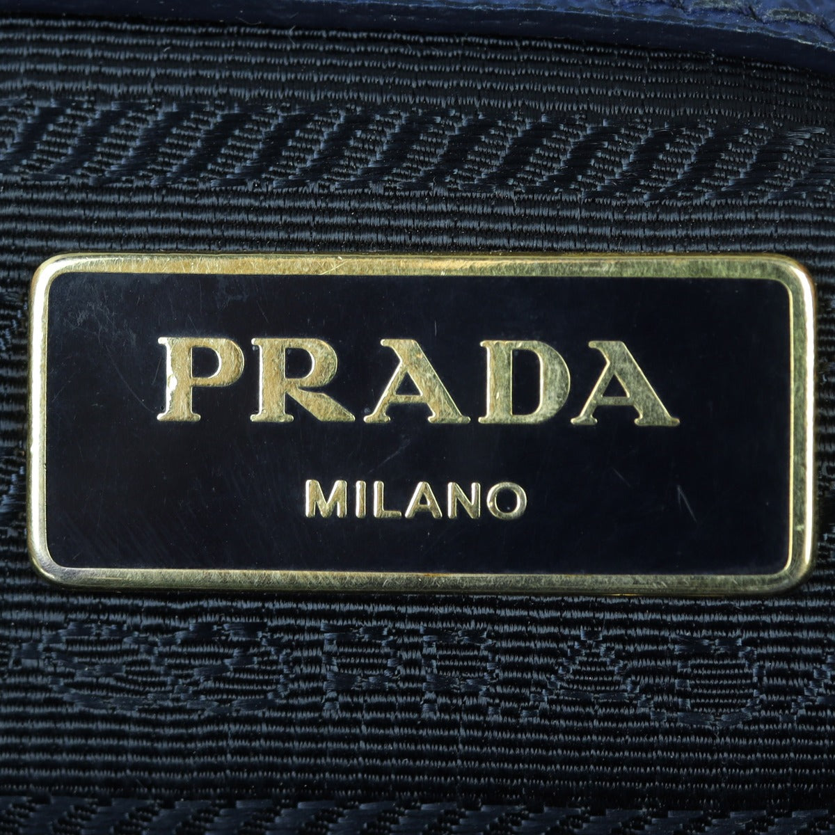 Prada Saffiano Galleria Lux Tote Medium Interior Stamp