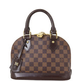 Louis Vuitton Alma BB Damier Ebene | Gold Hardware