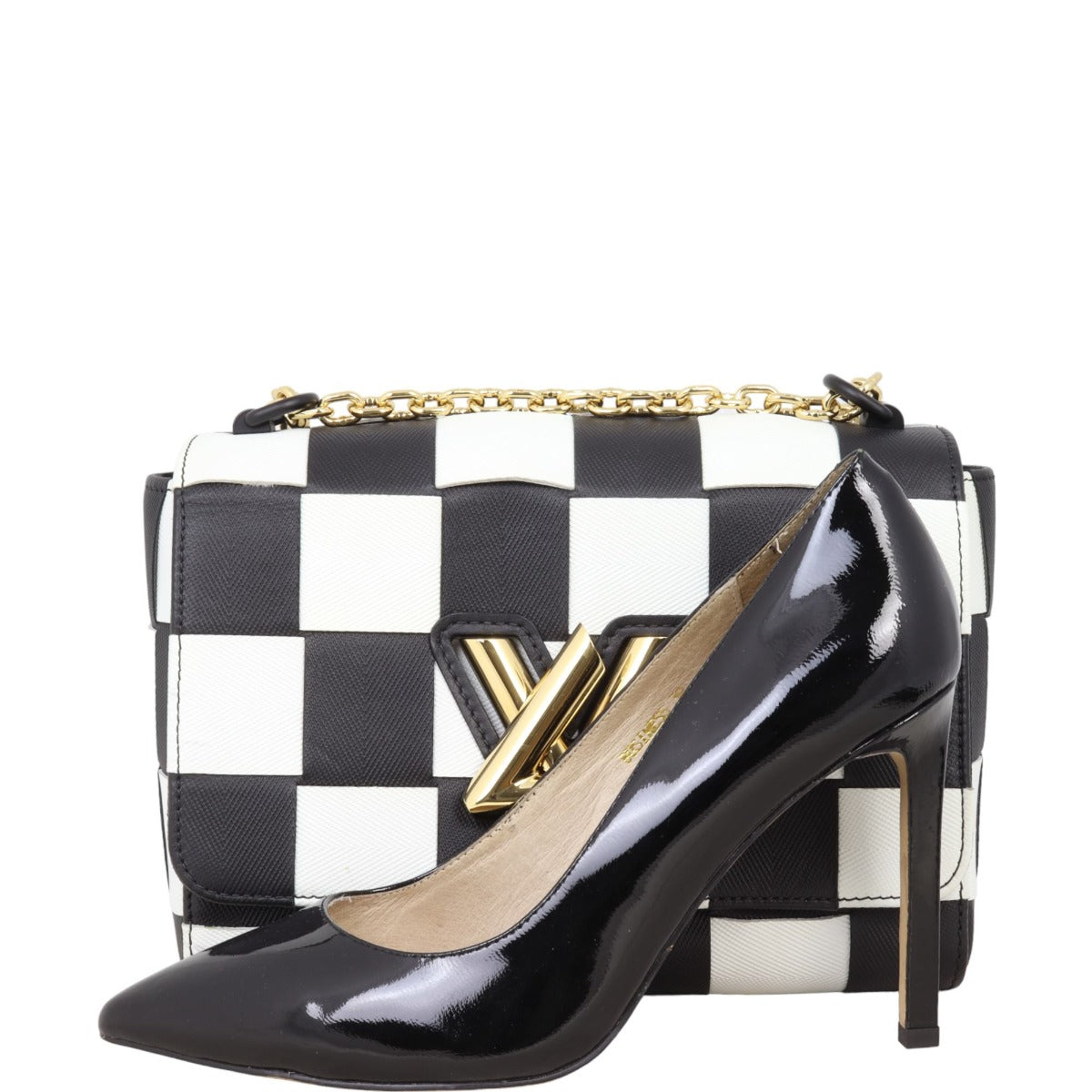 Louis Vuitton Twist MM Epi Checkered