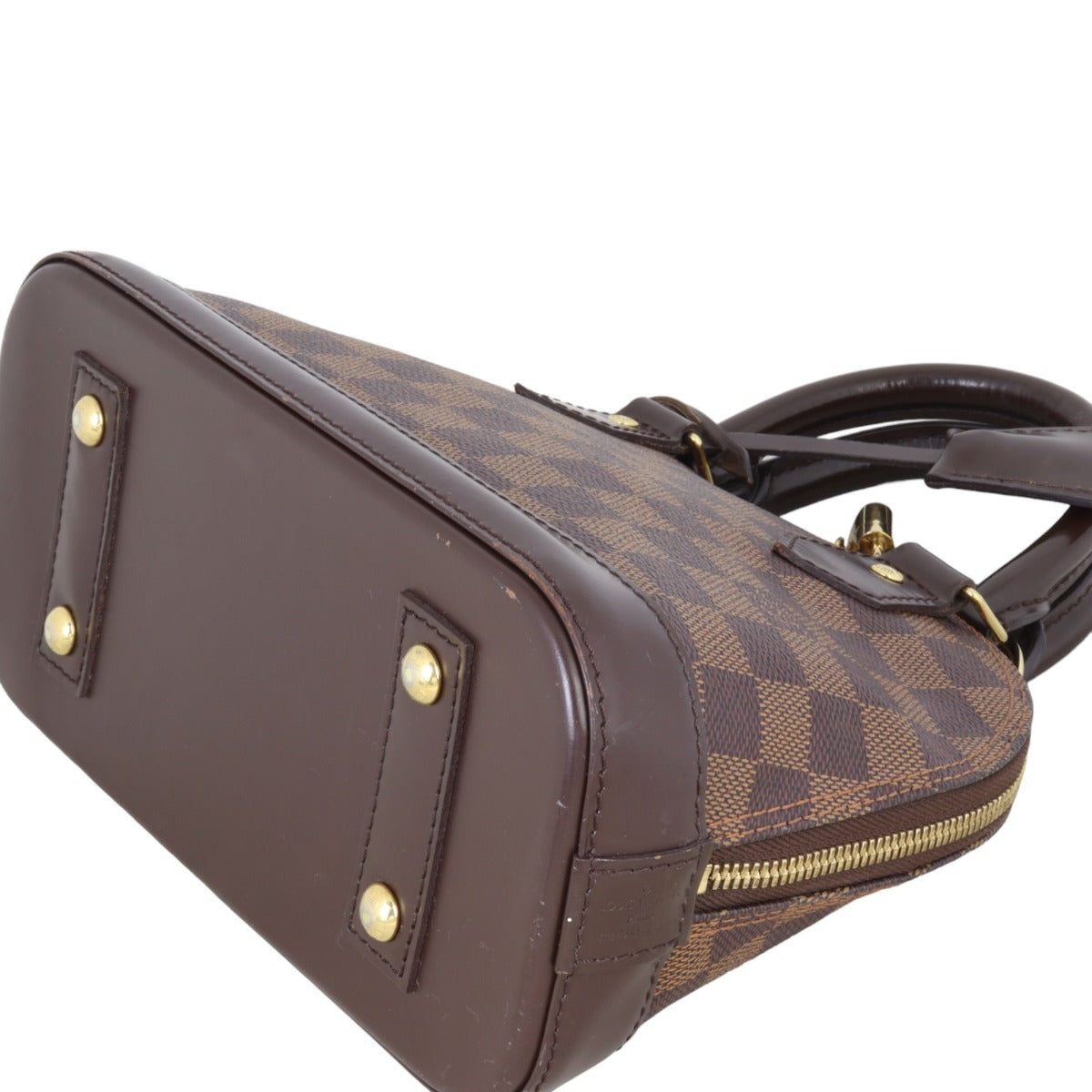 Louis Vuitton Alma BB Damier Ebene | Gold Hardware