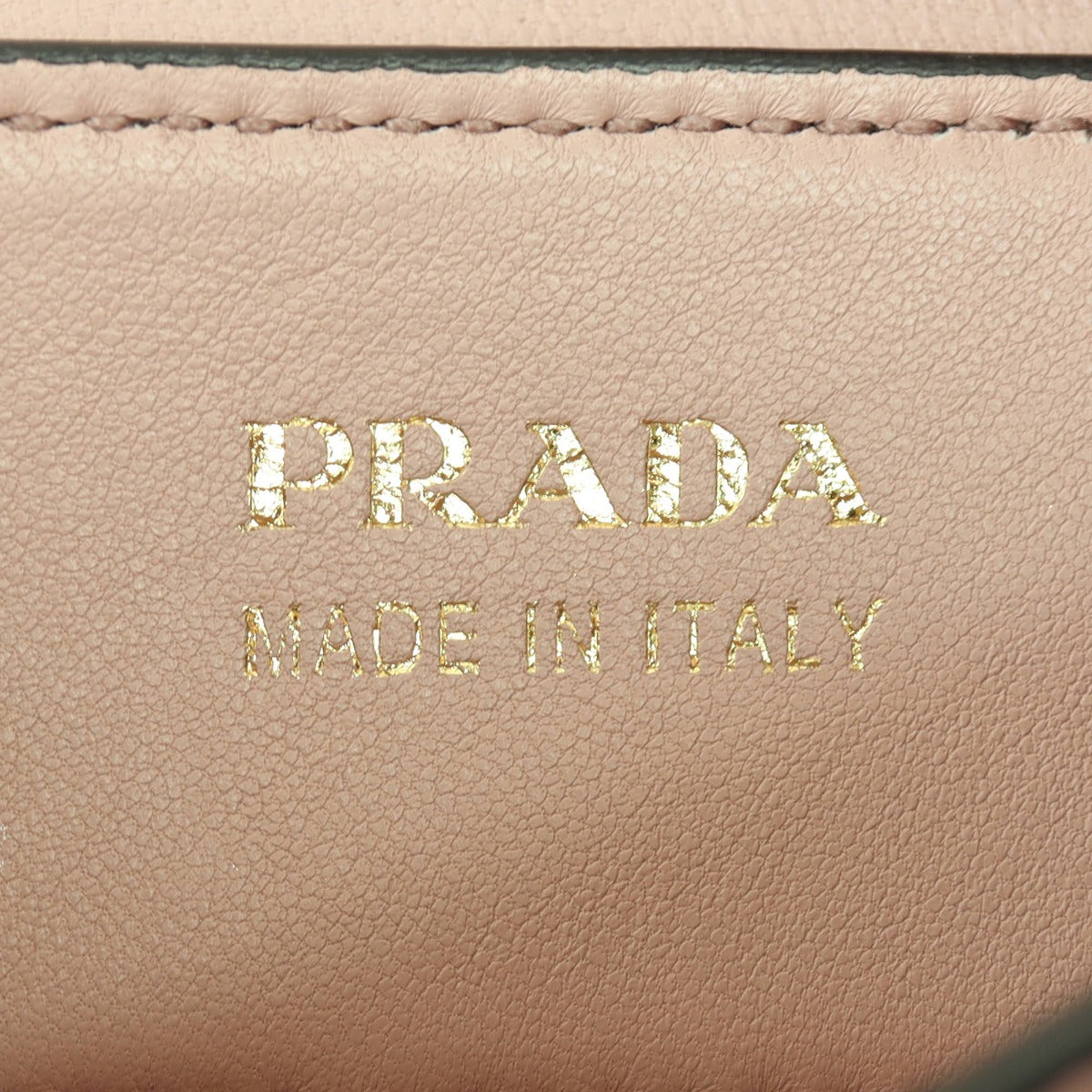 Prada Saffiano Cuir Double Bag Small Interior Stamp