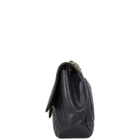 Chanel Classic Single Flap Jumbo | Black Quilted Caviar