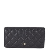 Chanel Classic CC Yen Wallet | Silver Hardware