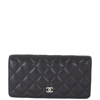 Chanel Classic CC Yen Wallet | Silver Hardware