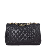 Chanel Classic Single Flap Jumbo | Black Quilted Caviar