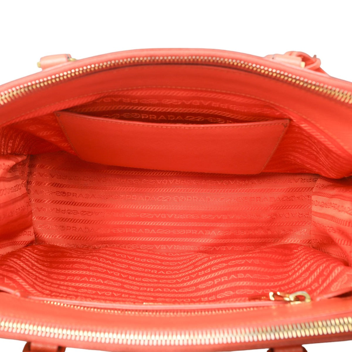 Prada Saffiano Lux Galleria Double Zip Tote Small