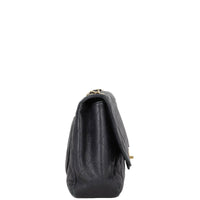 Chanel Classic Single Flap Jumbo | Black Quilted Caviar