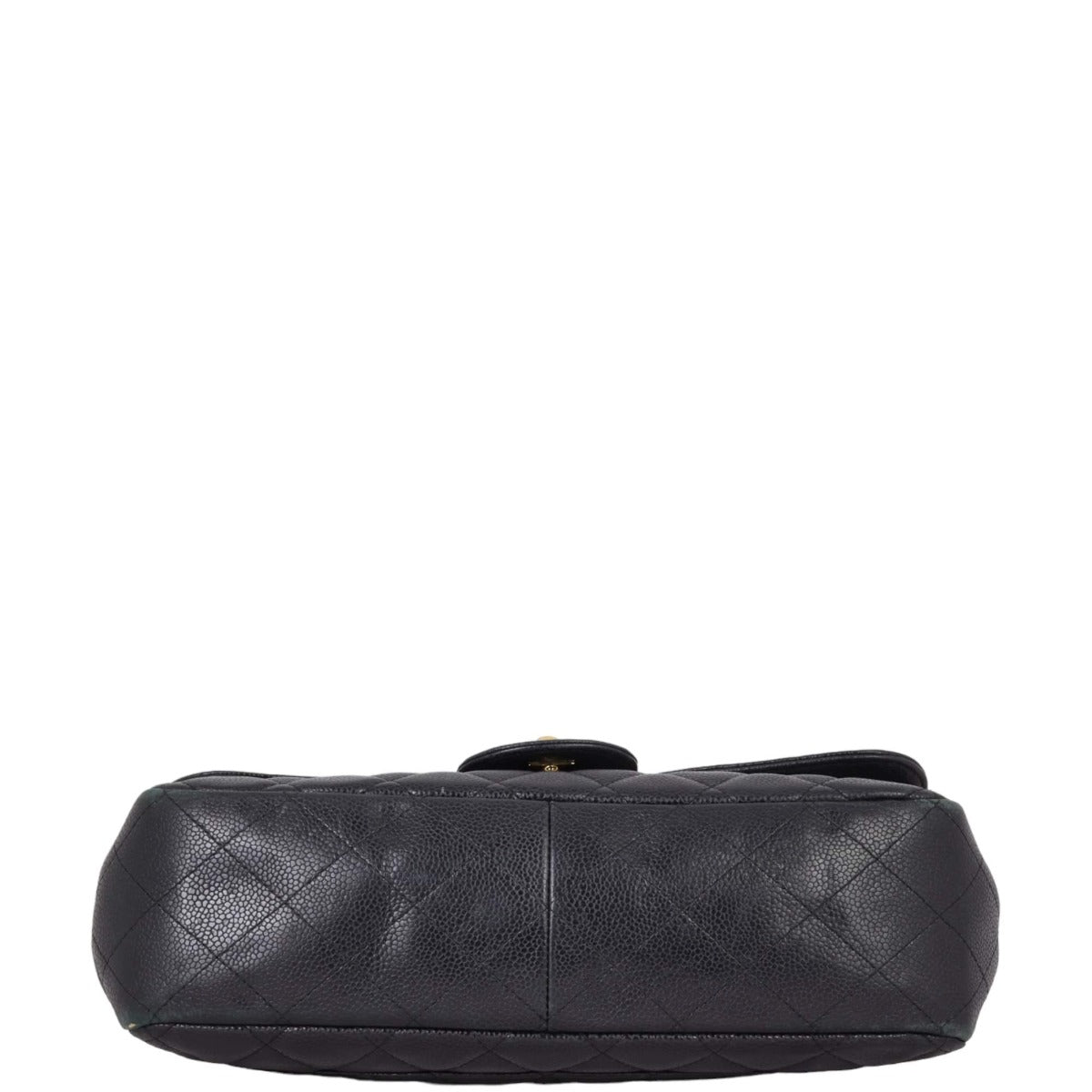 Chanel Classic Single Flap Jumbo | Black Quilted Caviar