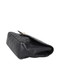 Chanel Classic Single Flap Jumbo | Black Quilted Caviar