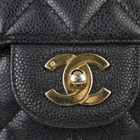 Chanel Classic Single Flap Jumbo | Black Quilted Caviar