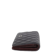 Chanel Classic CC Yen Wallet | Silver Hardware