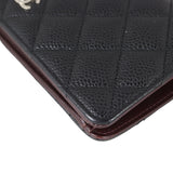 Chanel Classic CC Yen Wallet | Silver Hardware