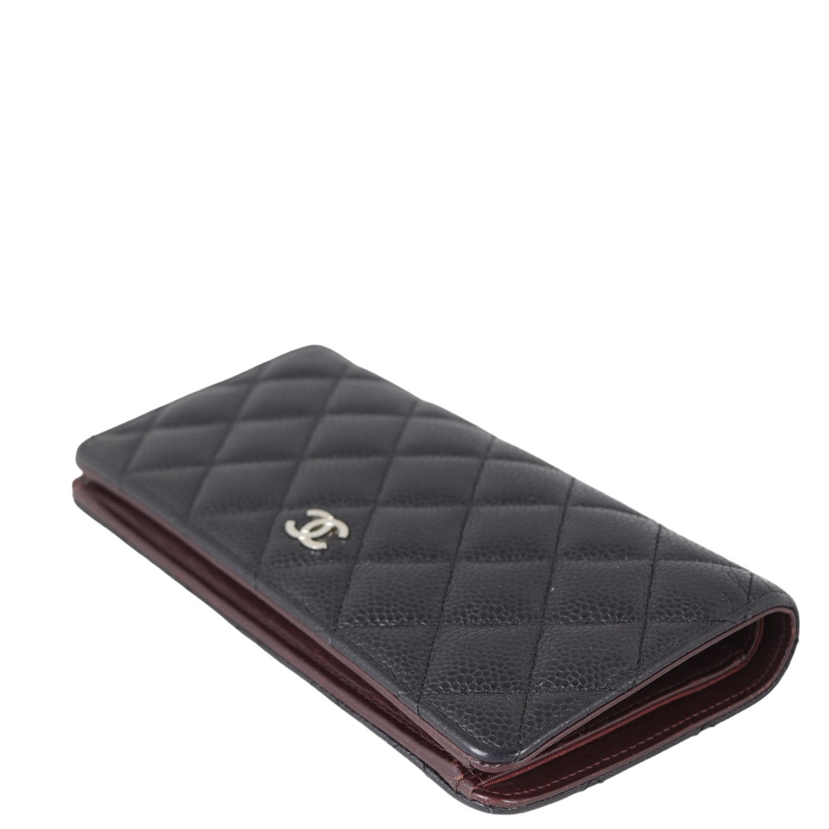 Chanel Classic CC Yen Wallet | Silver Hardware