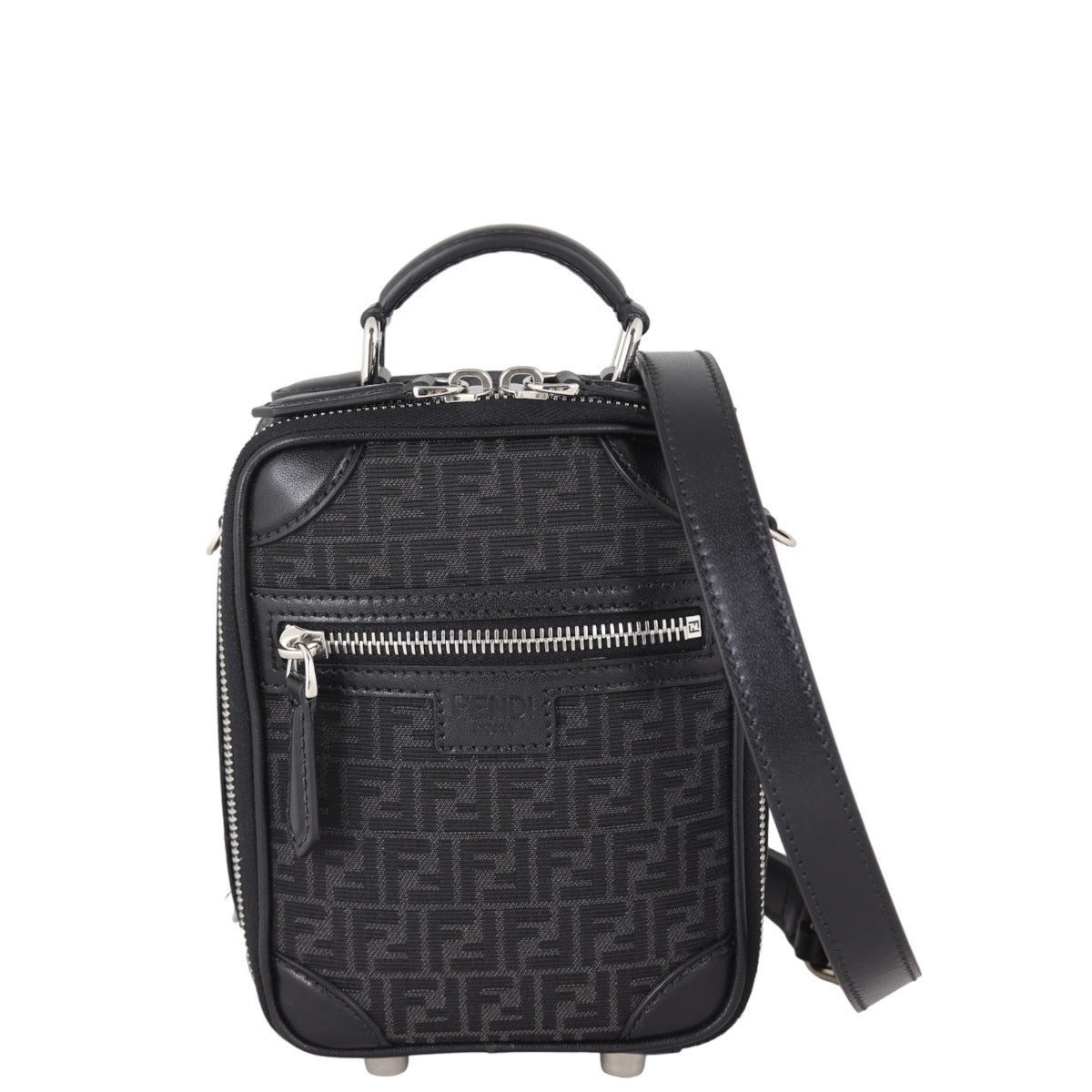 Fendi FF Jacquard Mini Trolley Crossbody