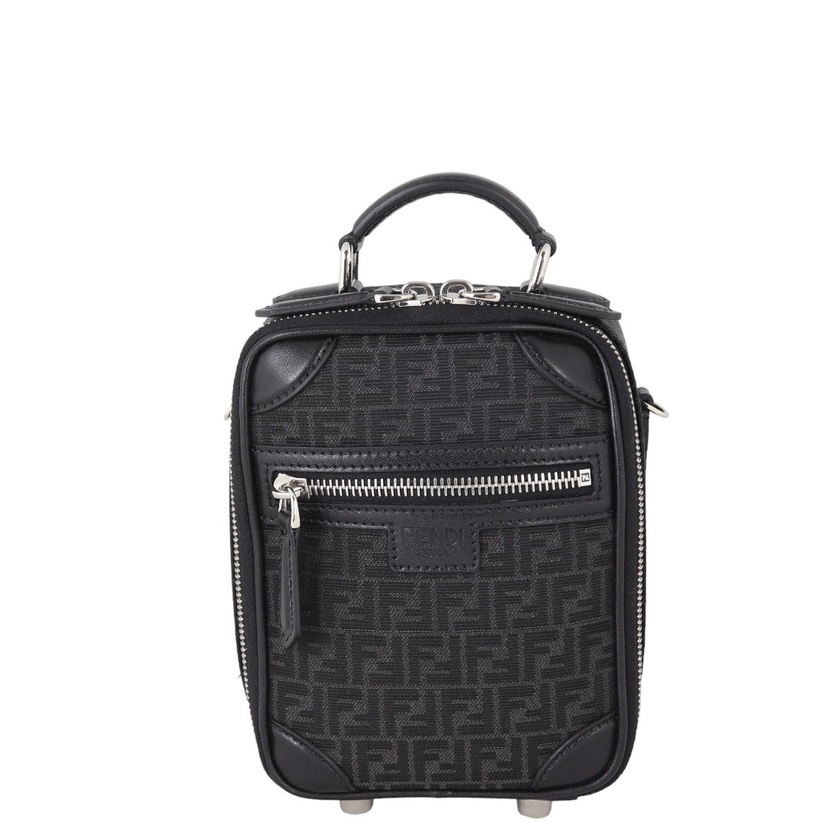 Fendi FF Jacquard Mini Trolley Crossbody