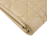 Dior Lady Dior Chain Wallet edging