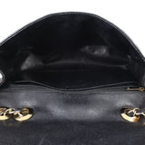 Chanel Classic Single Flap Jumbo | Black Quilted Caviar