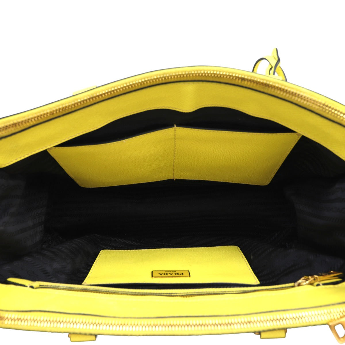 Prada Saffiano Lux Galleria Double Zip Tote Medium