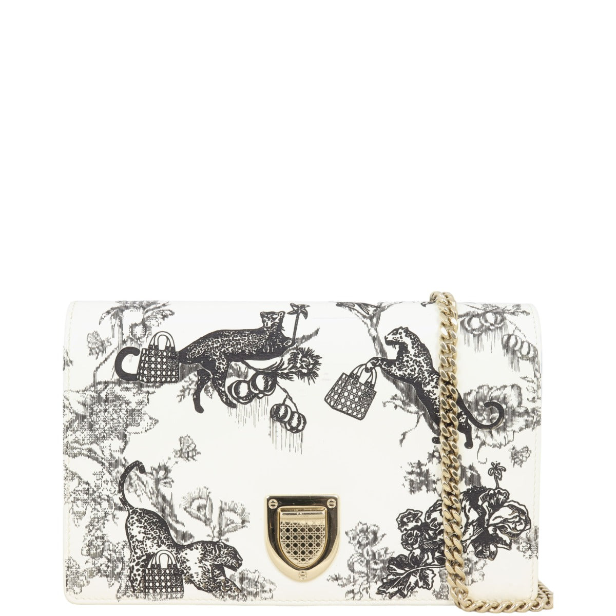 Dior Diorama Toile de Jouy Wallet On Chain