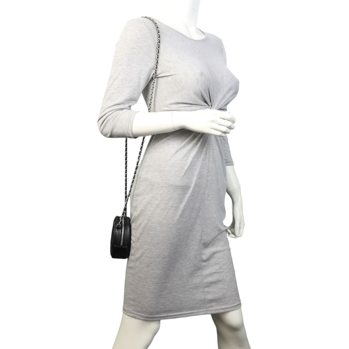 Chanel CC Round Clutch with Chain