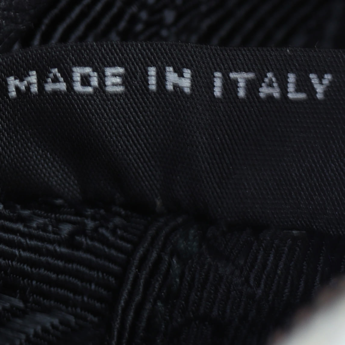 Prada Logo Saffiano Belt Bag Interior Stamp