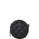 Chanel CC Round Clutch with Chain