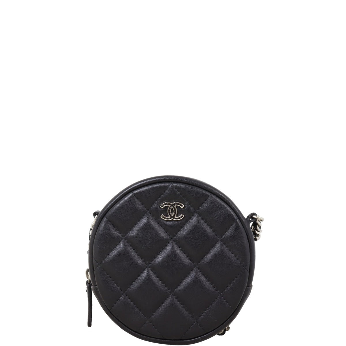 Chanel CC Round Clutch with Chain