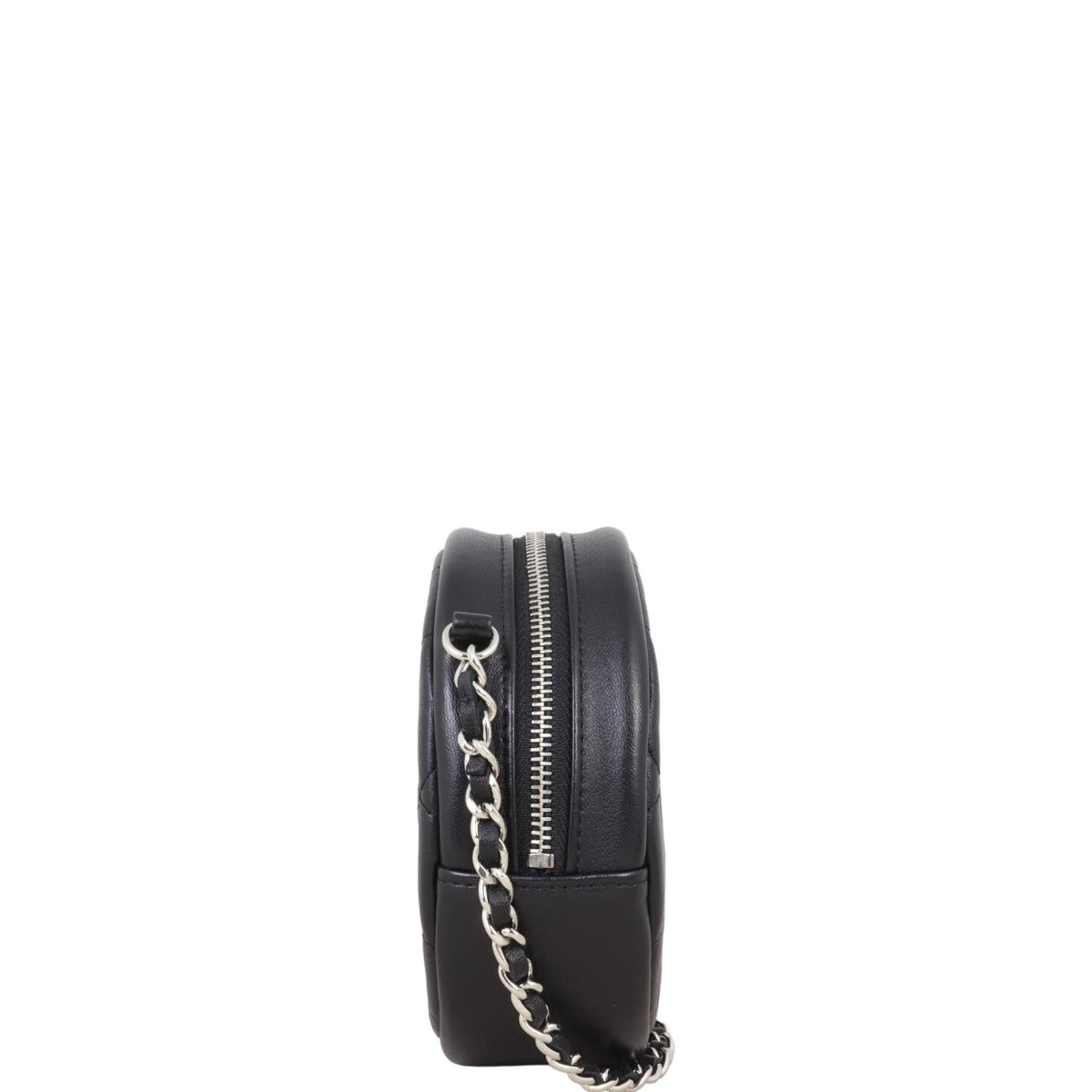 Chanel CC Round Clutch with Chain