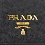 Prada Saffiano Lux Chain Wallet hardware