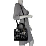 Dior Lady Dior Medium Patent
