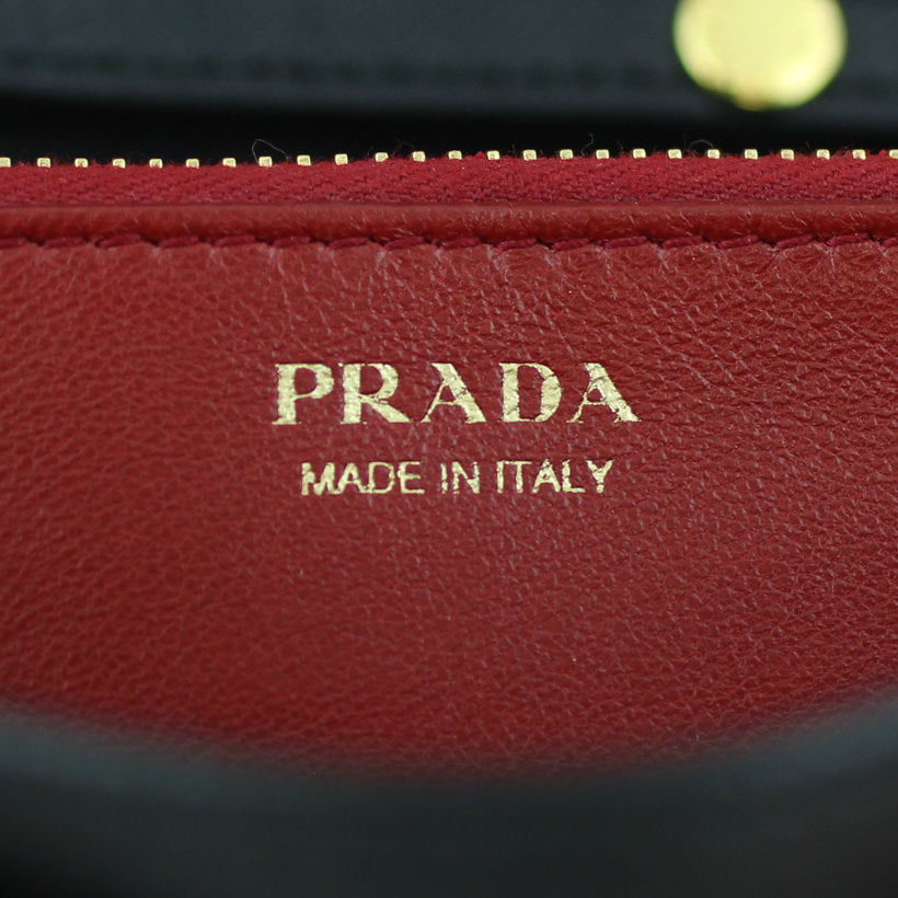 Prada Saffiano Lux Chain Wallet interior stamp