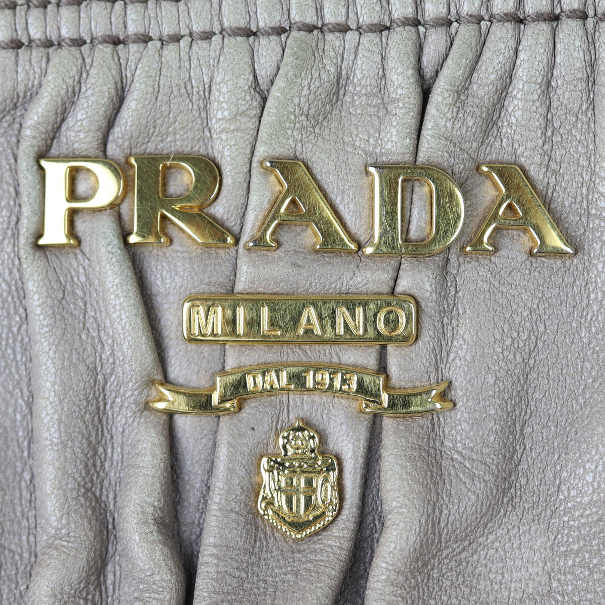 Prada Nappa Gaufre Tote Hardware