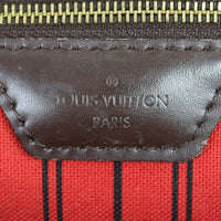 Louis Vuitton Neverfull MM Damier Ebene Interior Stamp