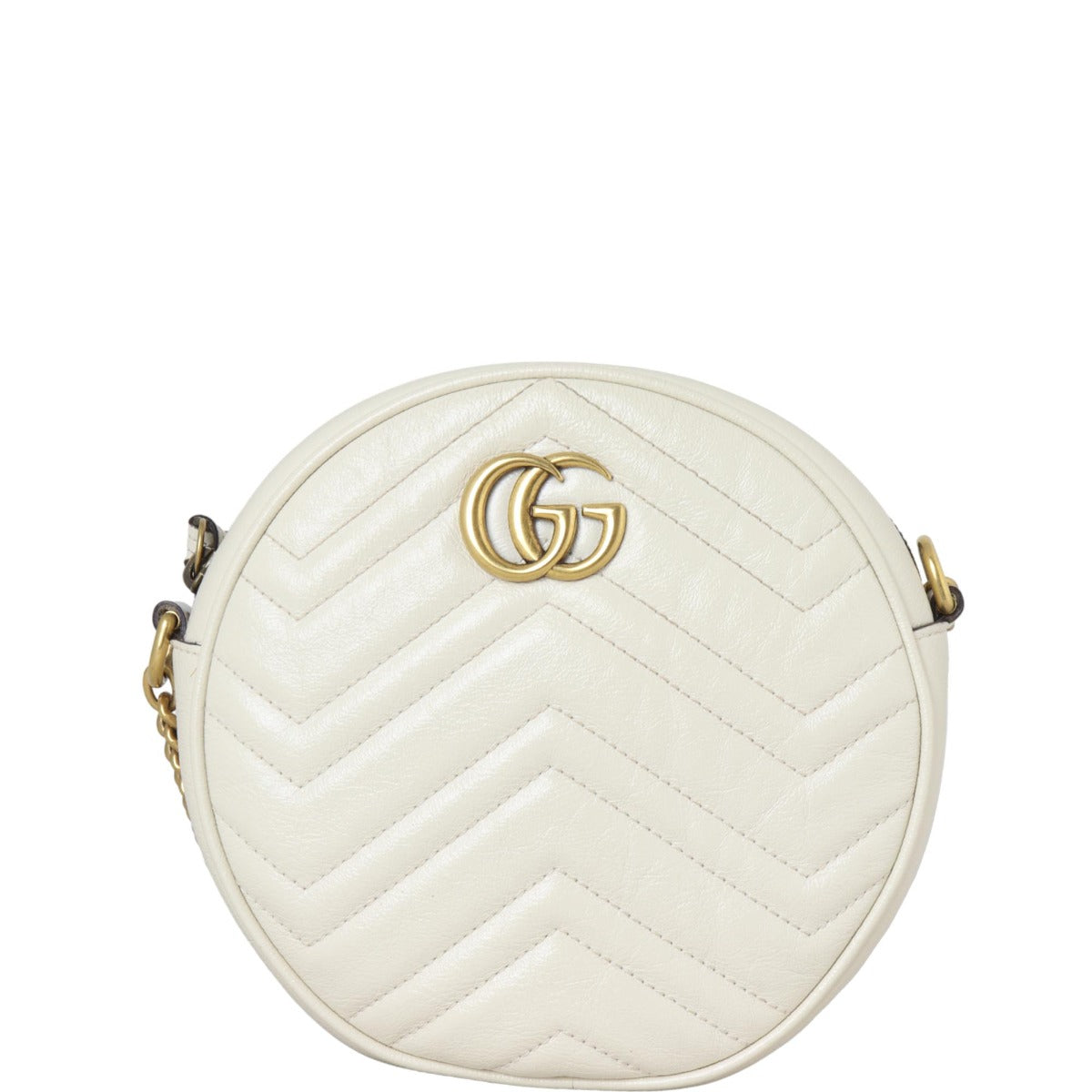 Gucci GG Marmont Round Chain Shoulder Bag