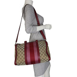 Gucci Vintage Web Original GG Boston Bag Medium