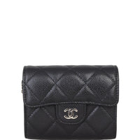 Chanel CC Card Holder on Chain | Black