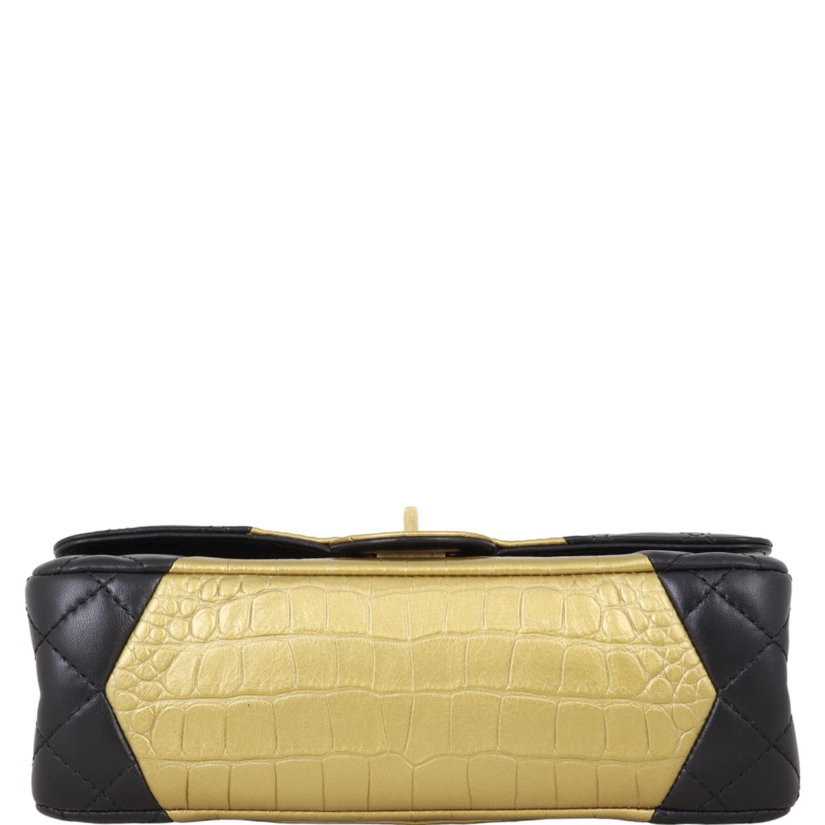 Chanel 2.55 Reissue 225 Double Flap Bag Croc-Embossed